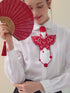 Butterfly Embroidery Tie